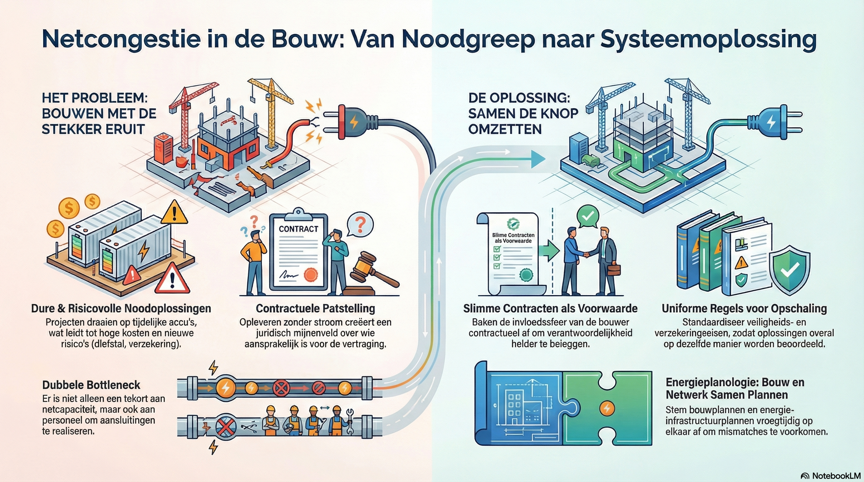 Infographic energietransitie met de hoofdpunten uit de dialoog
